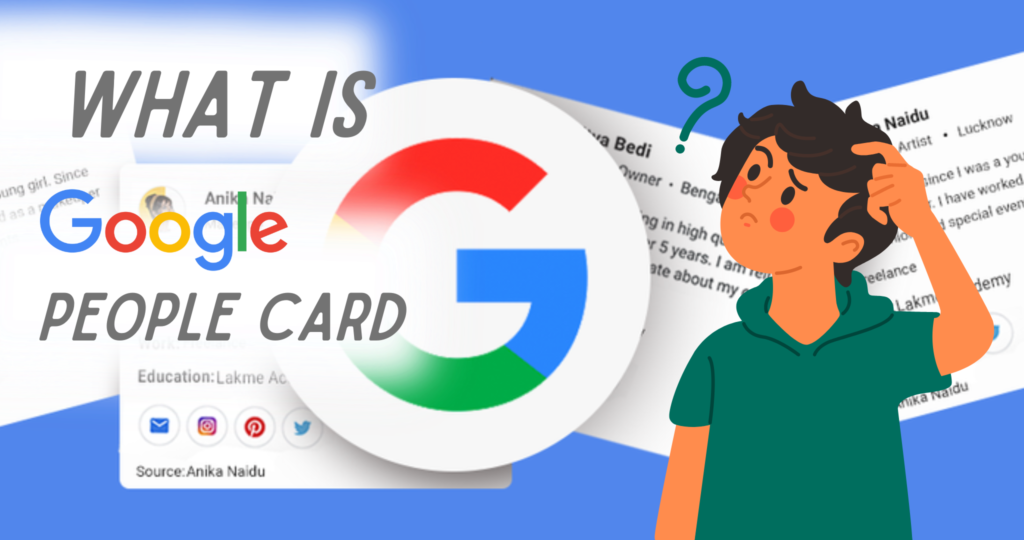 what is Google people card